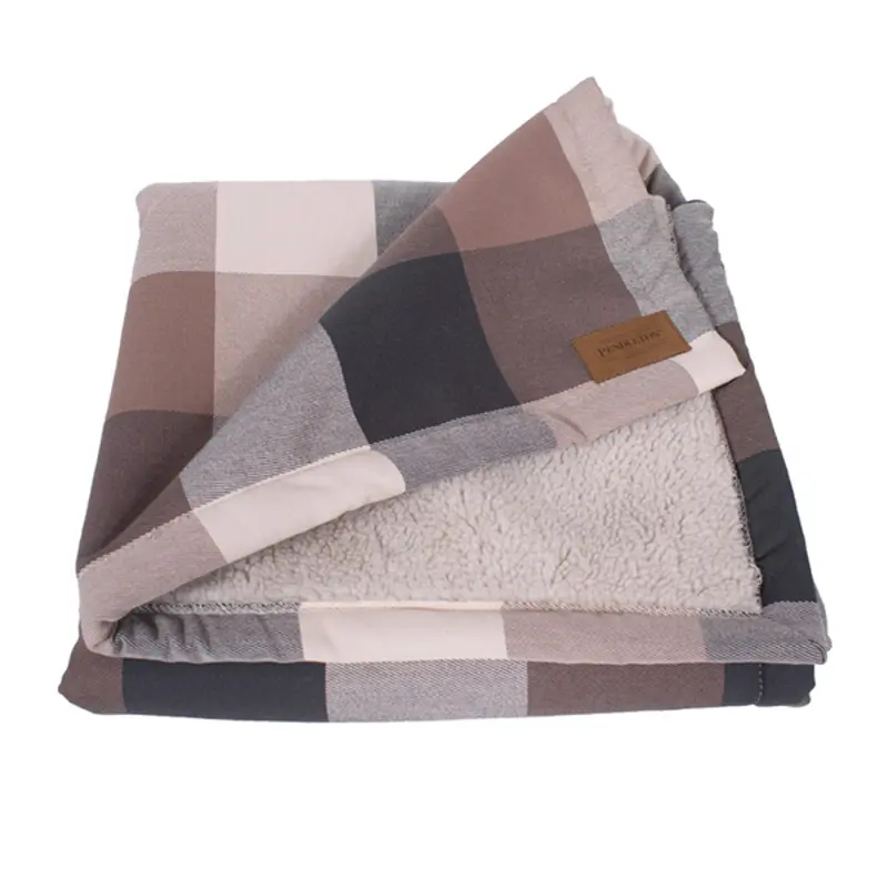 Pendleton Pet Berber Dog Throw - Block Plaid