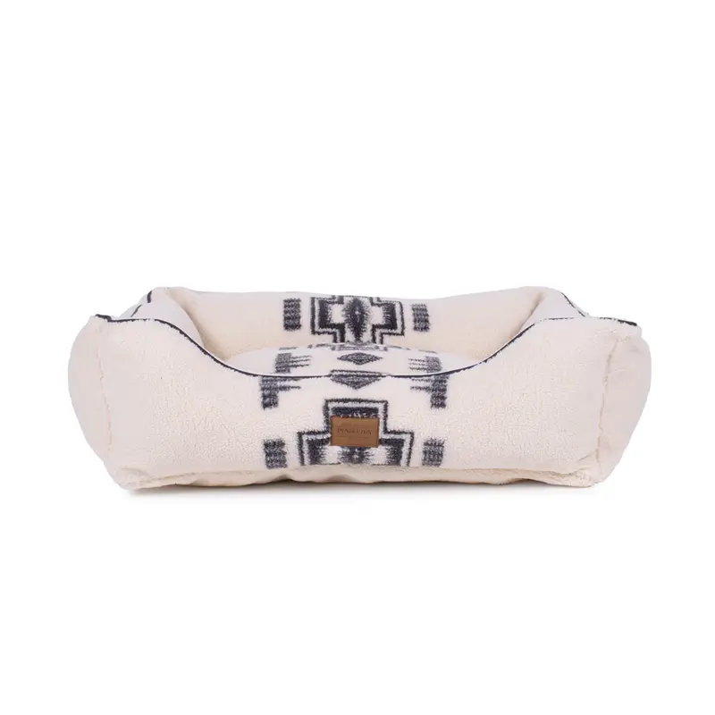 Pendleton Pet Berber Kuddler Dog Bed - Harding Tonal Natural