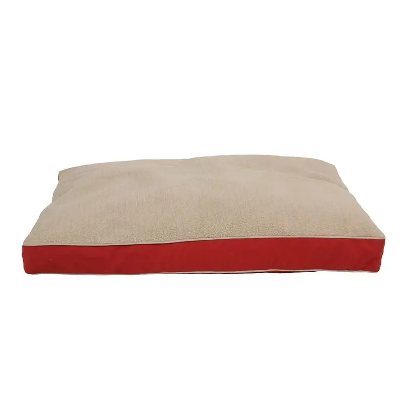 Carolina Pet Four Season Jamison Napper Dog Bed - Red Twill 