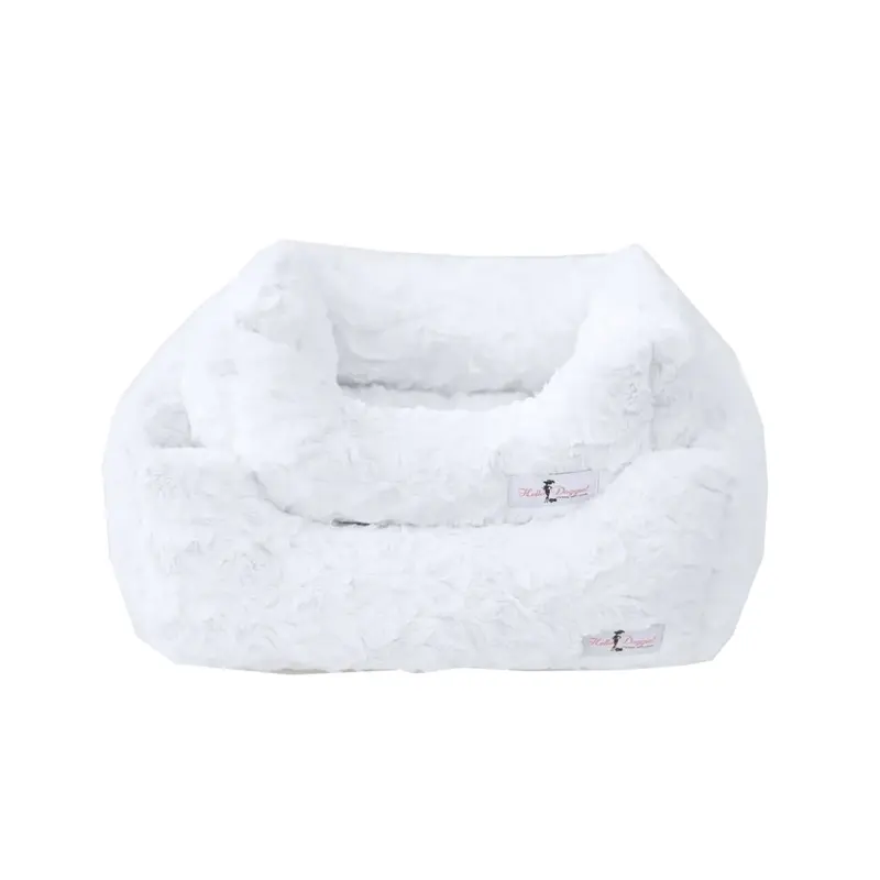 Hello Doggie Bella Dog Bed - Heaven White