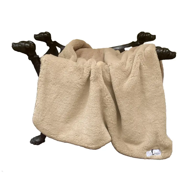 Hello Doggie Big Baby Dog Blanket - Truffle