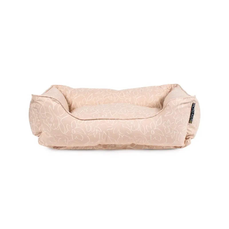 Carolina Pet Body Glove Paintflower Kuddler Dog Bed - Sand