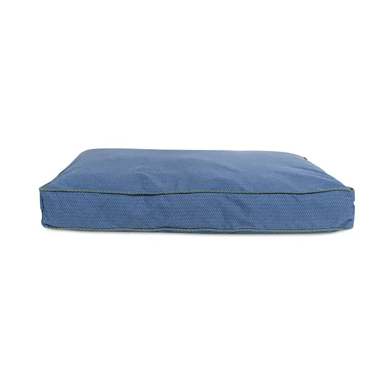 Carolina Pet GreenDog Checkered Wave Napper Dog Bed - Wavy Blue