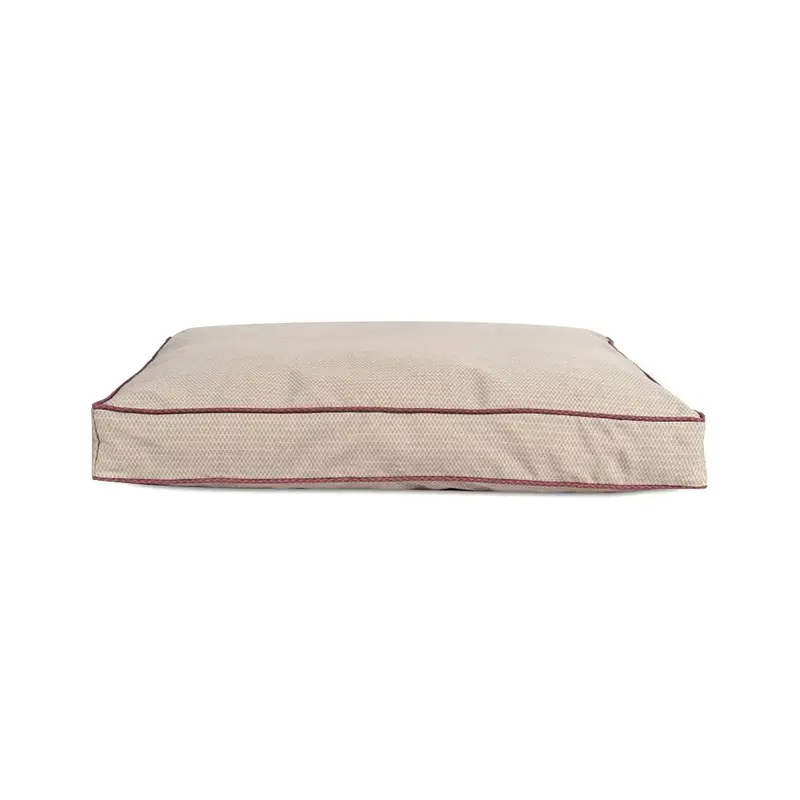 Carolina Pet GreenDog Checkered Wave Napper Dog Bed - Wavy Tan