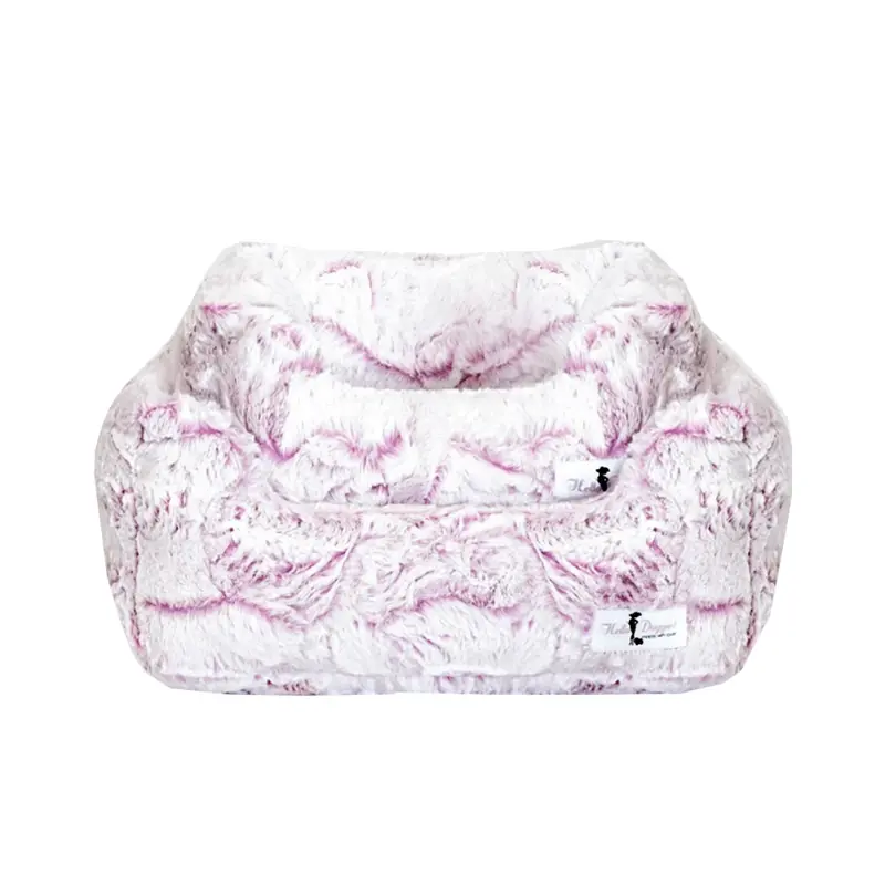 Hello Doggie Whisper Dog Bed - Merlot