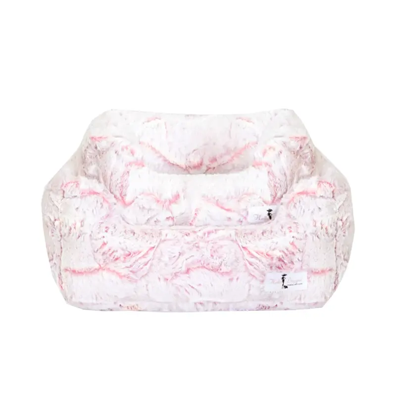 Hello Doggie Whisper Dog Bed - Peach