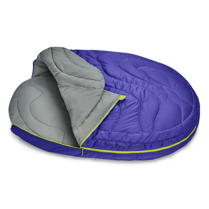 Highlands Sleeping Bag Dog Bed by RuffWear - Huckleberry Blue