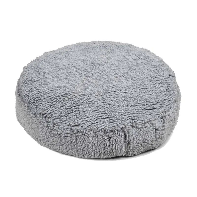 HuggleHounds HuggleFleece Pouf Dog Bed - Gray