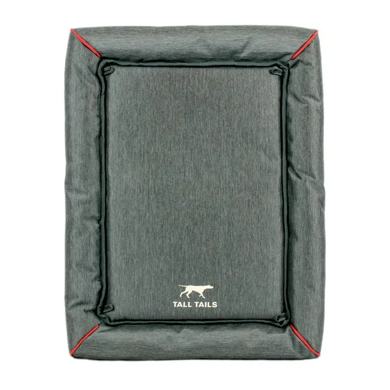 Tall Tails Dream Chaser Deluxe Crate Dog Bed - Grey