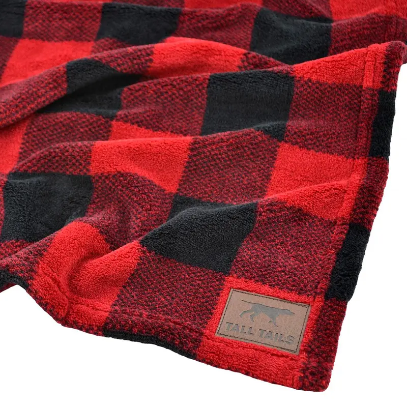 Tall Tails Fleece Dog Blanket - Hunters Plaid