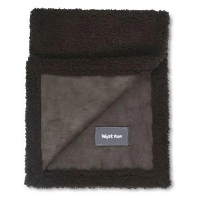 West Paw Big Sky Dog Blanket - Chocolate