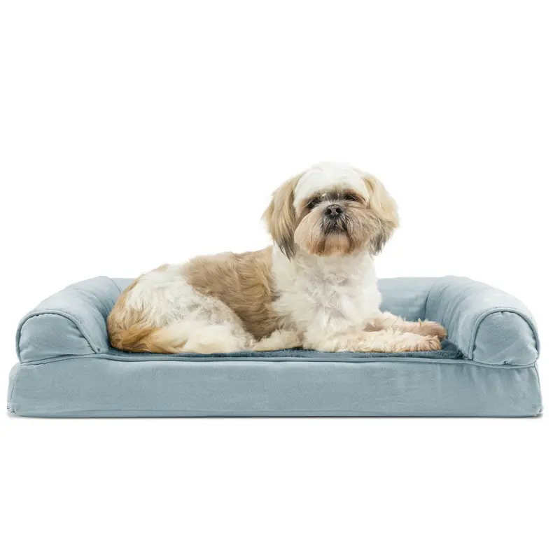 Furhaven Plush & Suede Orthopedic Sofa Pet Bed - Deep Pool