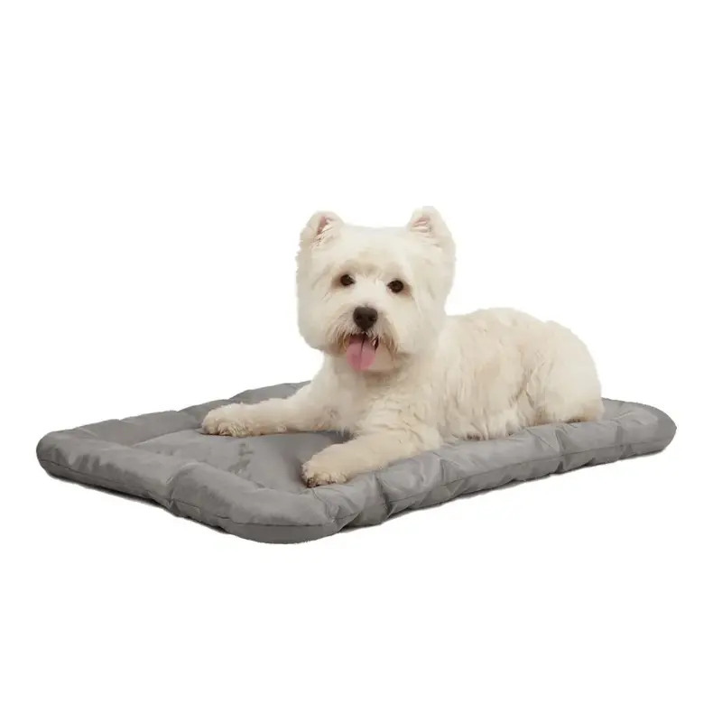 Slumber Pet MegaRuffs Pet Crate Mat - Gray