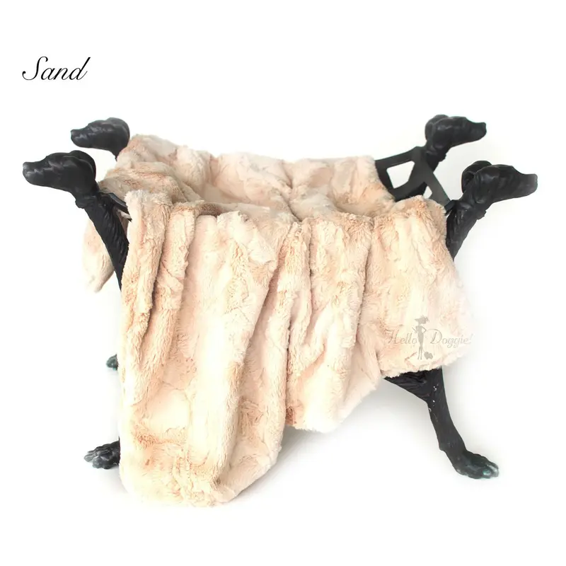 Hello Doggie Luxe Dog Blanket - Sand