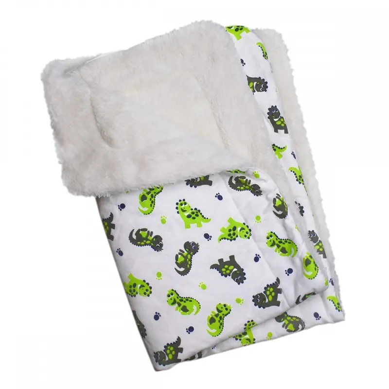 Klippo Playful Dinosaurs Ultra Soft Minky/Plush Dog Blanket