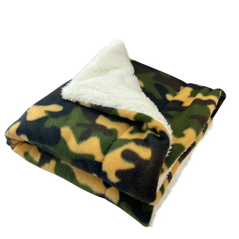 Klippo Camouflage Ultra-Soft Fleece Plush Dog Blanket