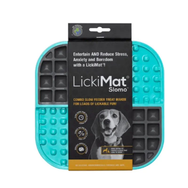 LICKIMAT SLOMO DOG BLUE