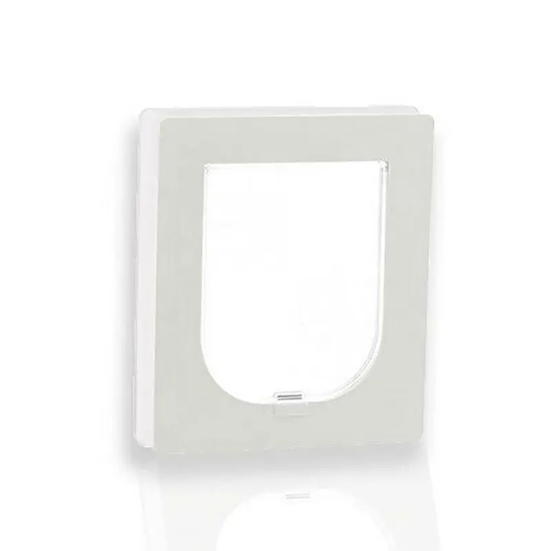 PETWAY PET DOOR TIMBER LG WHITE