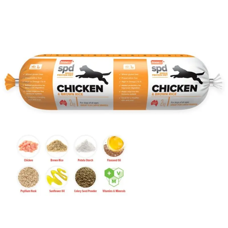 PRIME100 CHICKEN & BROWN RICE 2KG