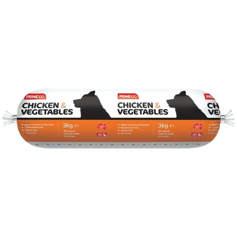 PRIME100 CHICKEN & VEG 3KG