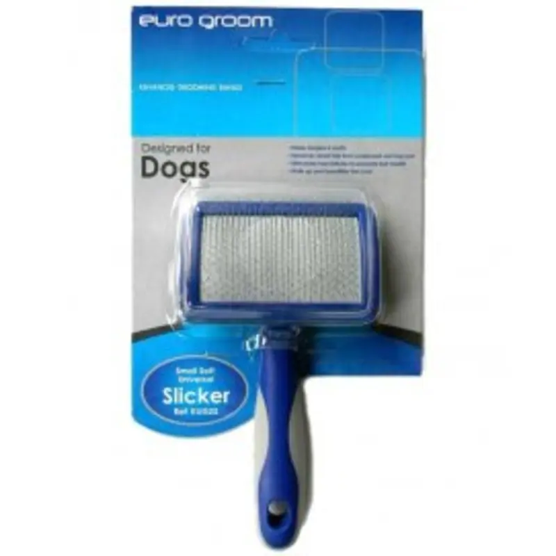 EURO GROOM DOG SOFT SLICKER BRUSH SML