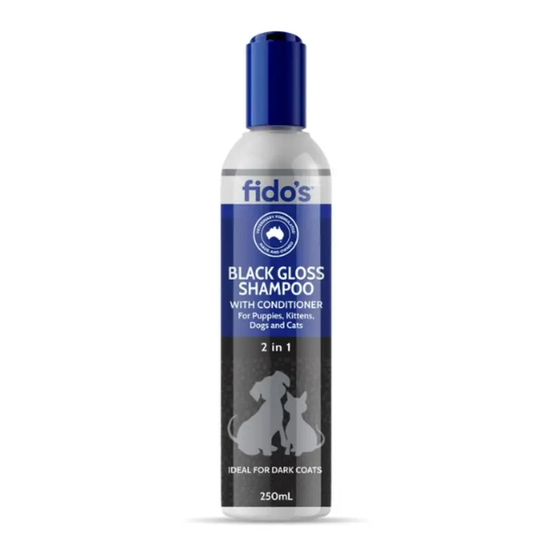 FIDOS BLACK GLOSS SPOO 250ML