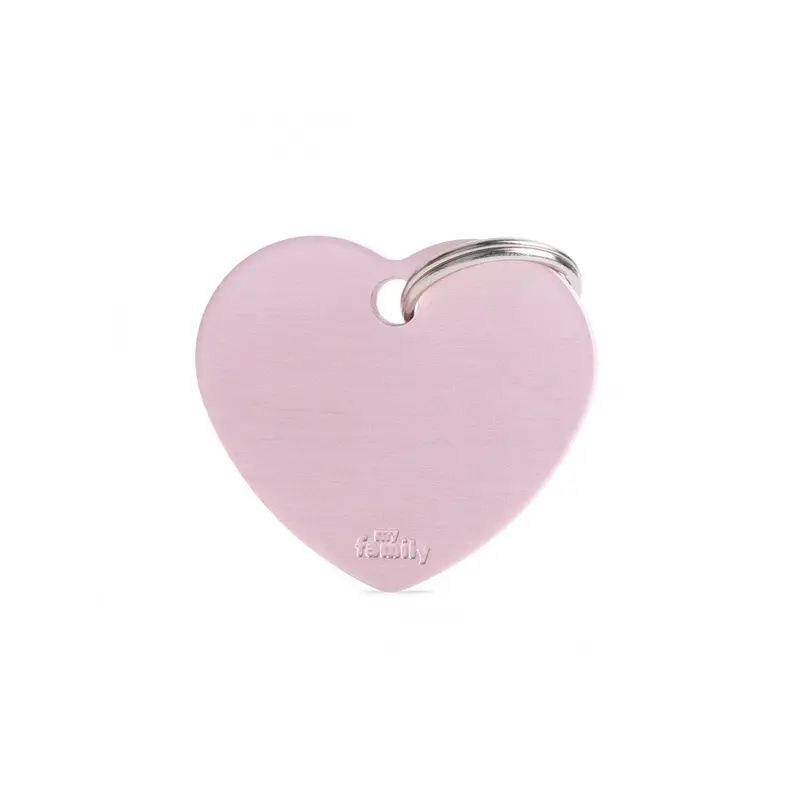 MY FAMILY BASIC HEART LGE PINK