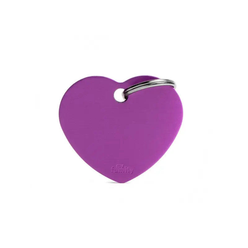 MY FAMILY BASIC HEART LGE PURPLE