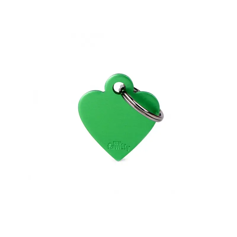 MY FAMILY BASIC HEART SML LIME