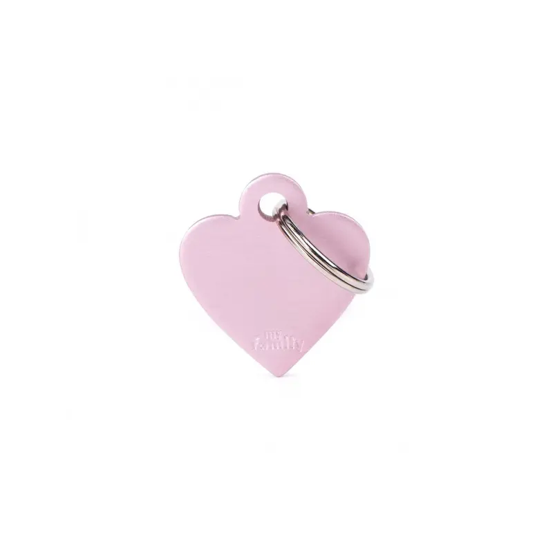 MY FAMILY BASIC HEART SML PINK