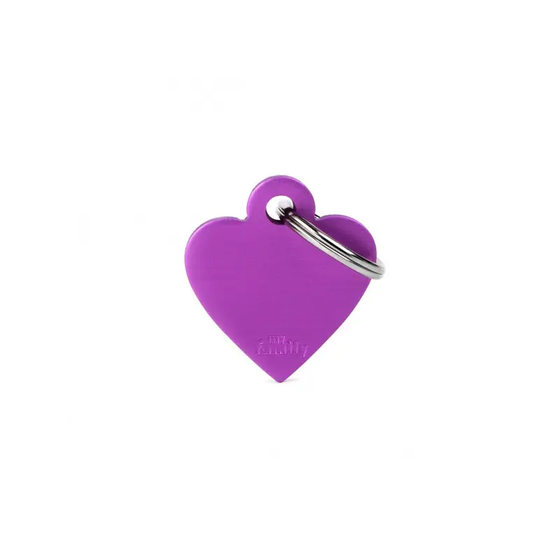 MY FAMILY BASIC HEART SML PURPLE