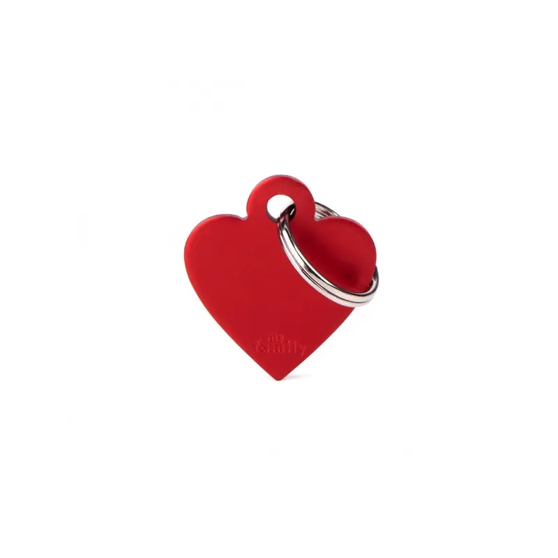 MY FAMILY BASIC HEART SML RED