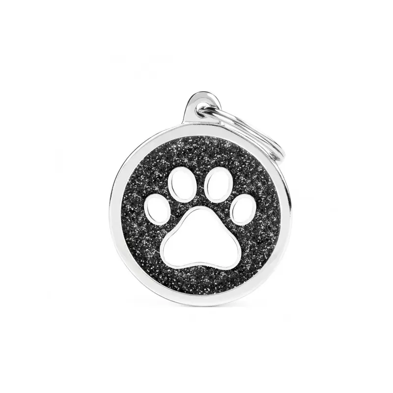 MY FAMILY SHINE CIRCLE PAW BLACK