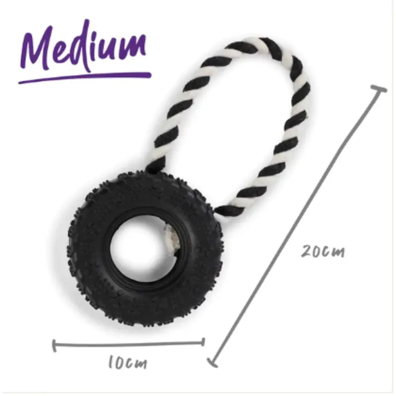 KAZOO TOOTHY TUG TYRE MEDIUM