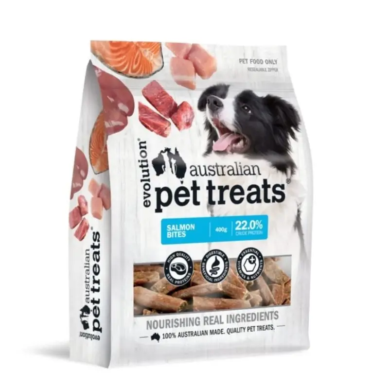 EVOLUTION AUSTRALIAN SALMON BITES 400G
