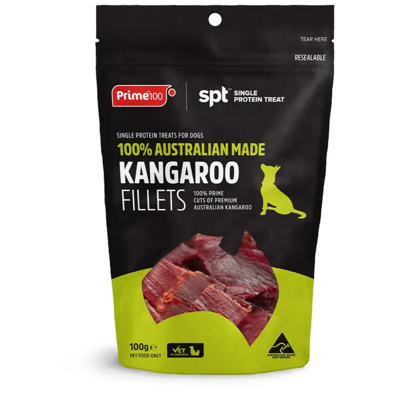 PRIME100 TREAT KANGAROO FILLET 100G