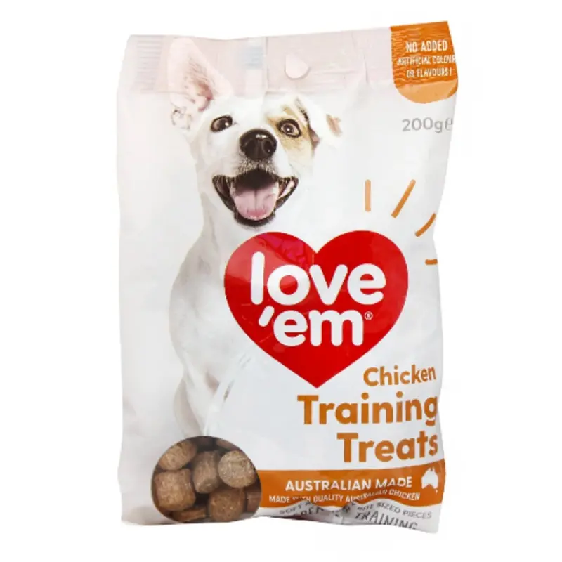 LOVE EM TRAINING TREATS ROO 200G