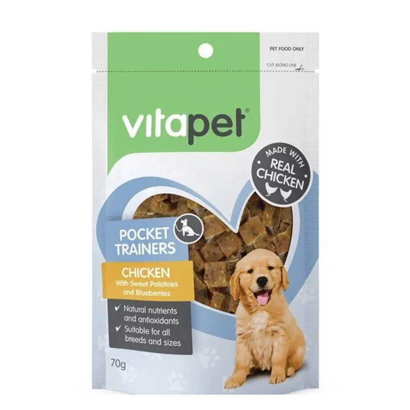 VITAPET TRAINERS SWEET POTATO CHUNKS 70G