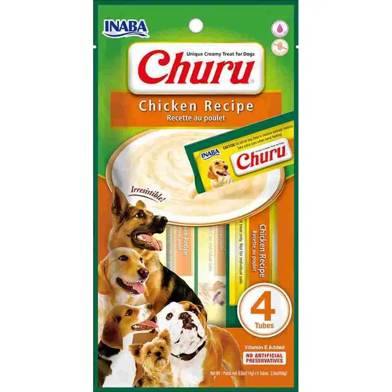 INABA CHURU CHICKEN PUREE 56G