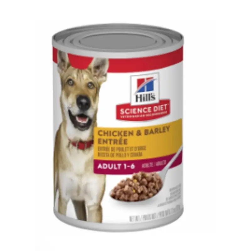 HILL'S SCIENCE DIET ADULT CHICKEN & BARLEY ENTREE 370G