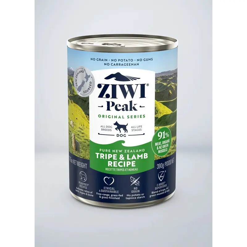 ZIWI DOG WET TRIPE & LAMB CAN 390G