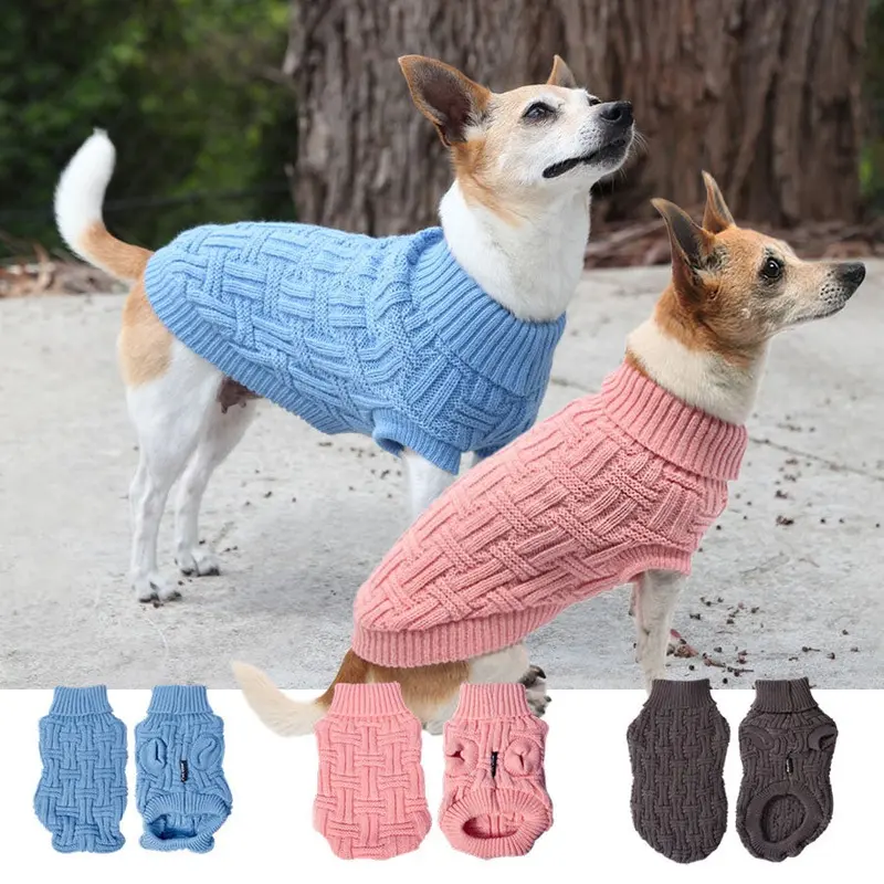 PET ONE DOG COAT KOMFYKNIT JUMPER ICELANDIC BLACK 25CM