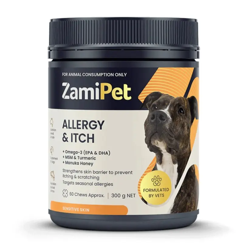 ZAMIPET SKIN COAT & NAILS FOR DOGS 300G 60 CHEWS