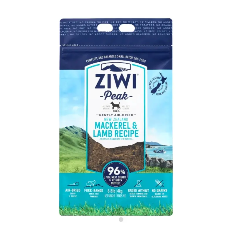ZIWI DOG FOOD MACKERAL & LAMB 1KG
