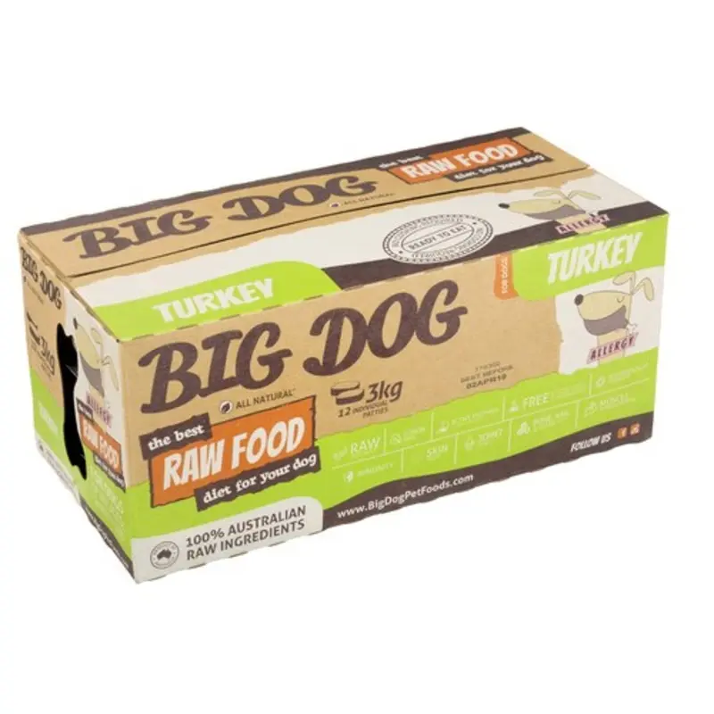 BIG DOG TURKEY FOR DOGS 3KG