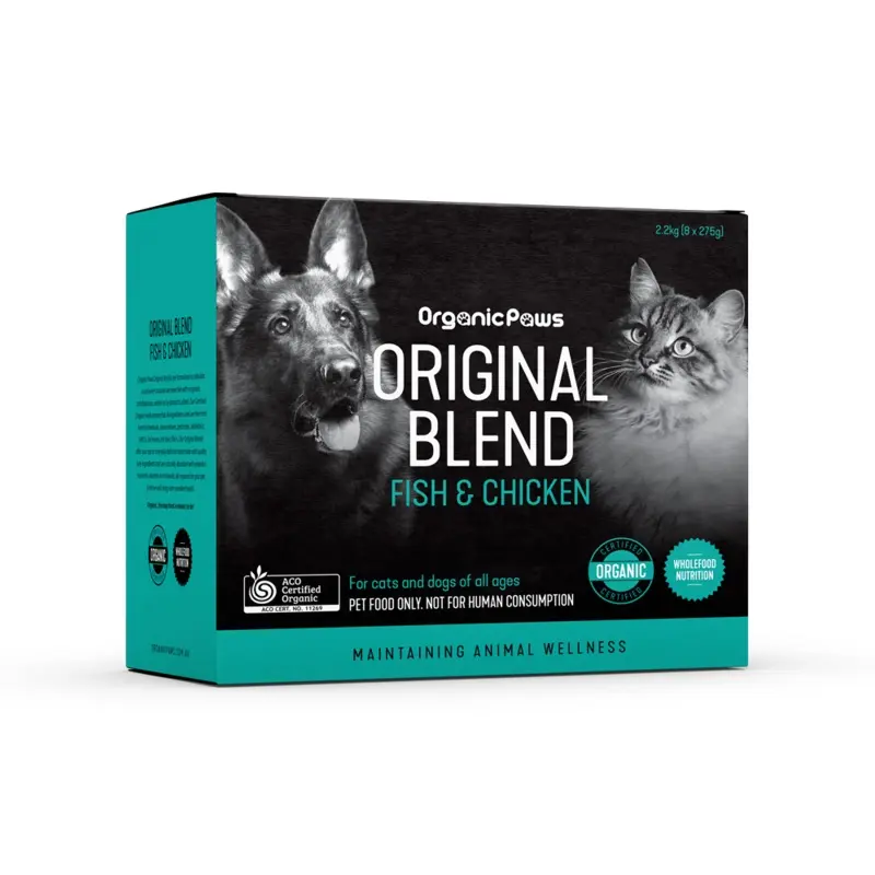 ORGANIC PAWS ORIGINAL BLEND FISH & CHICKEN 2.2KG