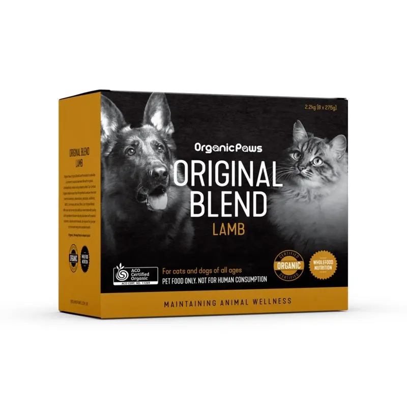 ORGANIC PAWS ORIGINAL BLEND LAMB 2.2KG