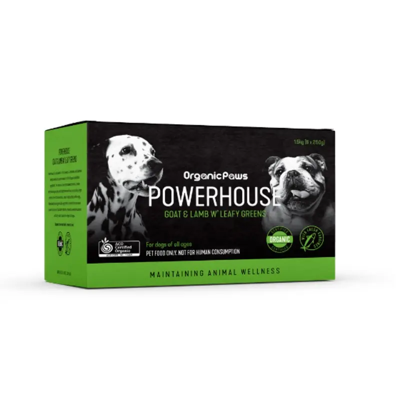 ORGANIC PAWS POWERHOUSE GOAT & LAMB 1.5KG
