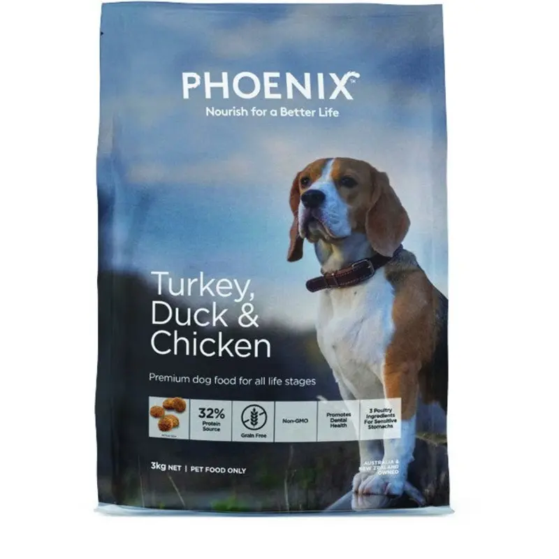 PHOENIX DOG TURKEY, CHICKEN & DUCK 3KG
