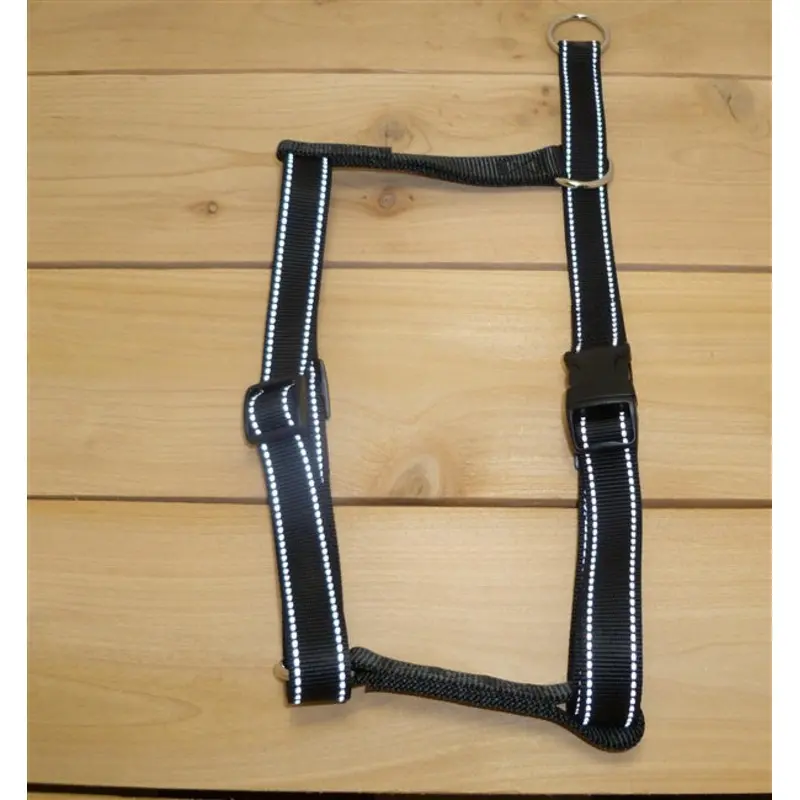 Locatis Reflective No Pull Harness Black